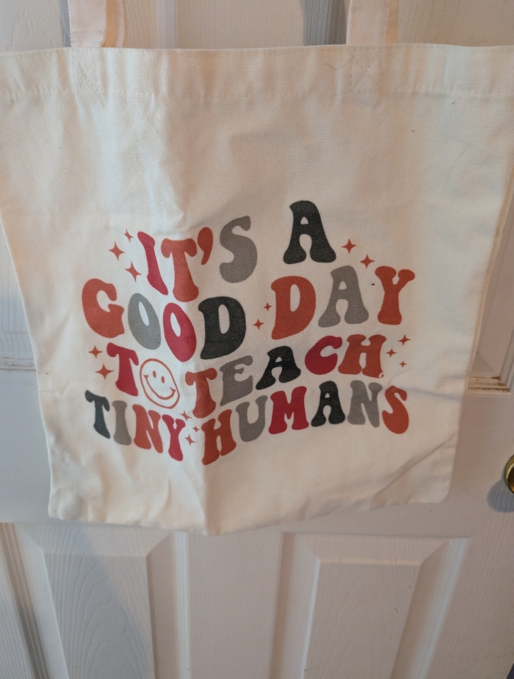 It's A Great day To teach Tiny Humans Canvas Bag